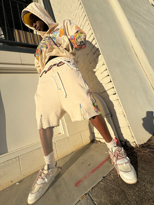 “RARE” Emotions Double layer shorts