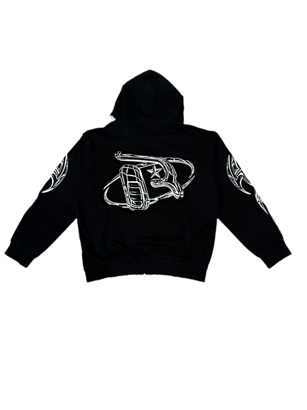 Men Grim Reaper Full Zip Up
