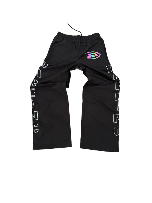 Black Nylon Pants