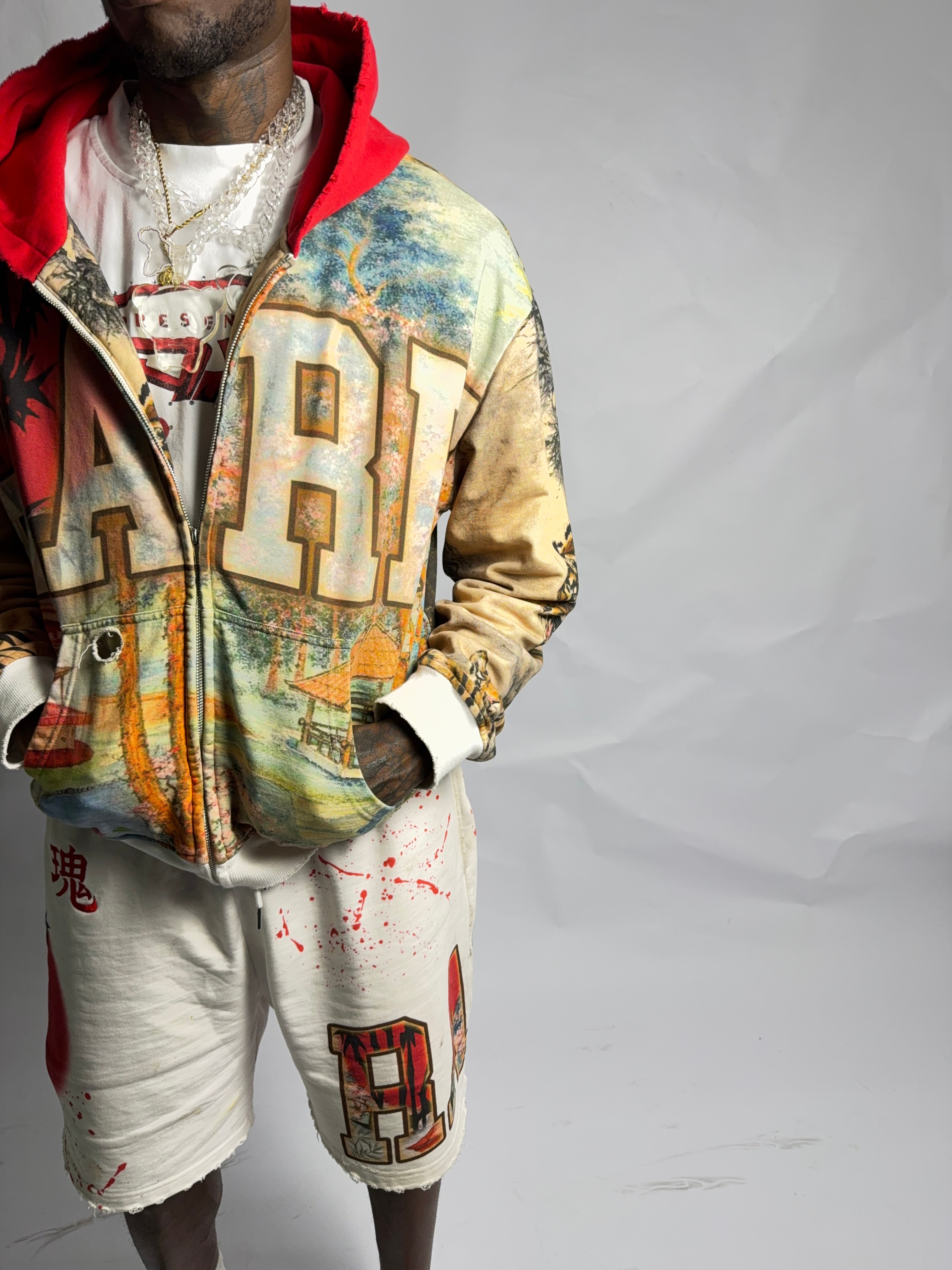 Lost In The Jungle Zip Up