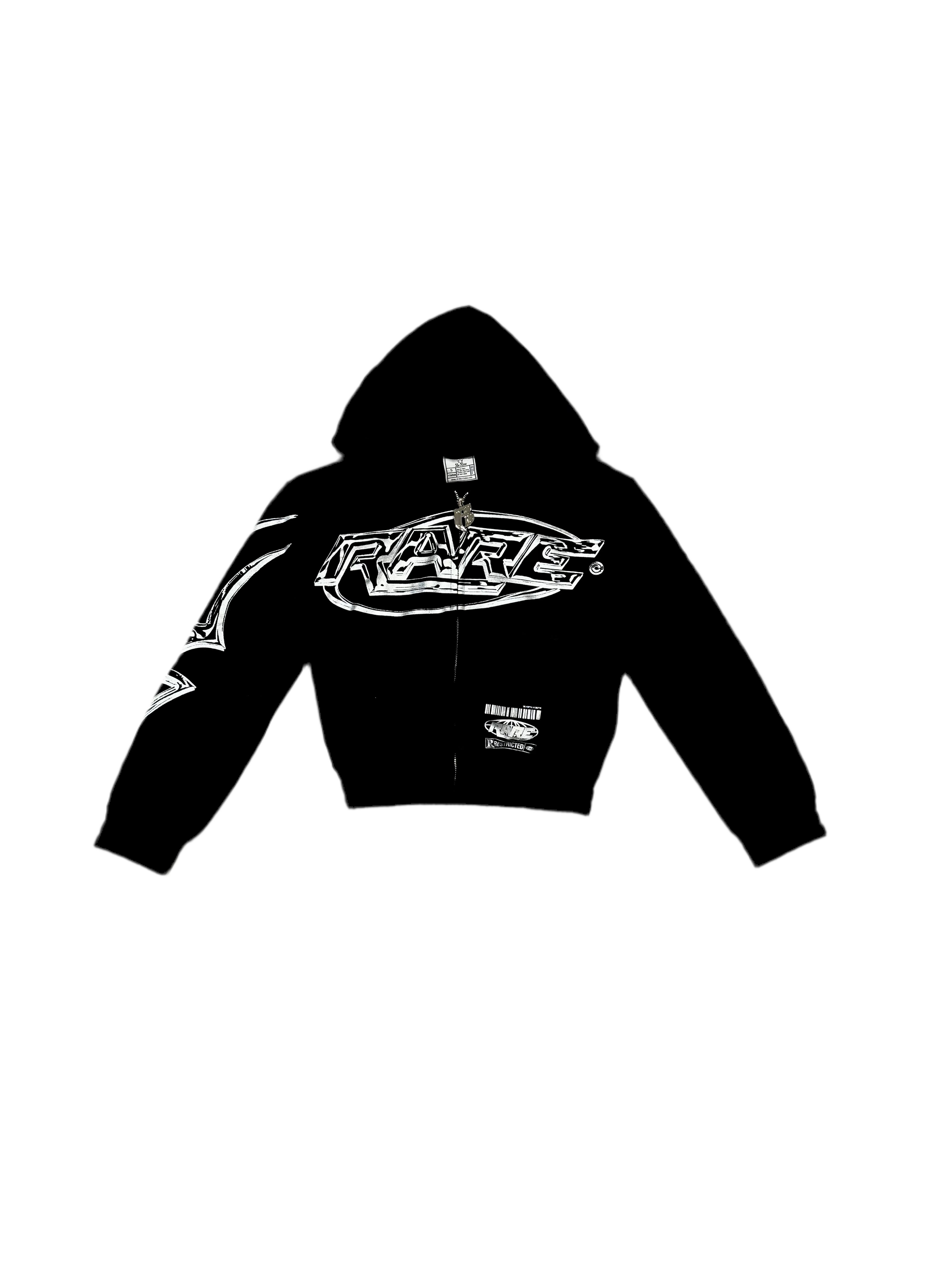 Women’s Grim Reaper Crop Zip Up