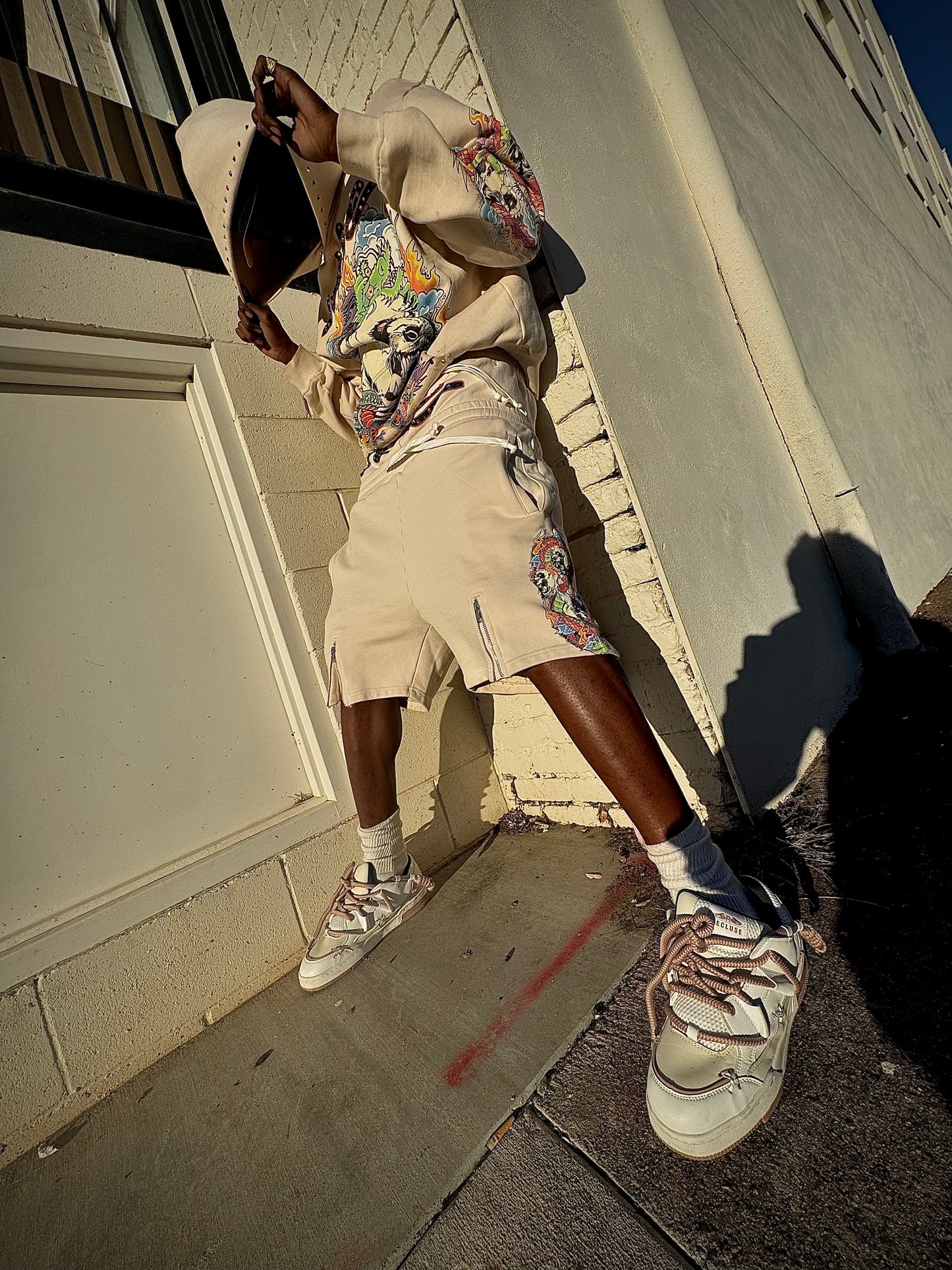 “RARE” Emotions Double layer shorts