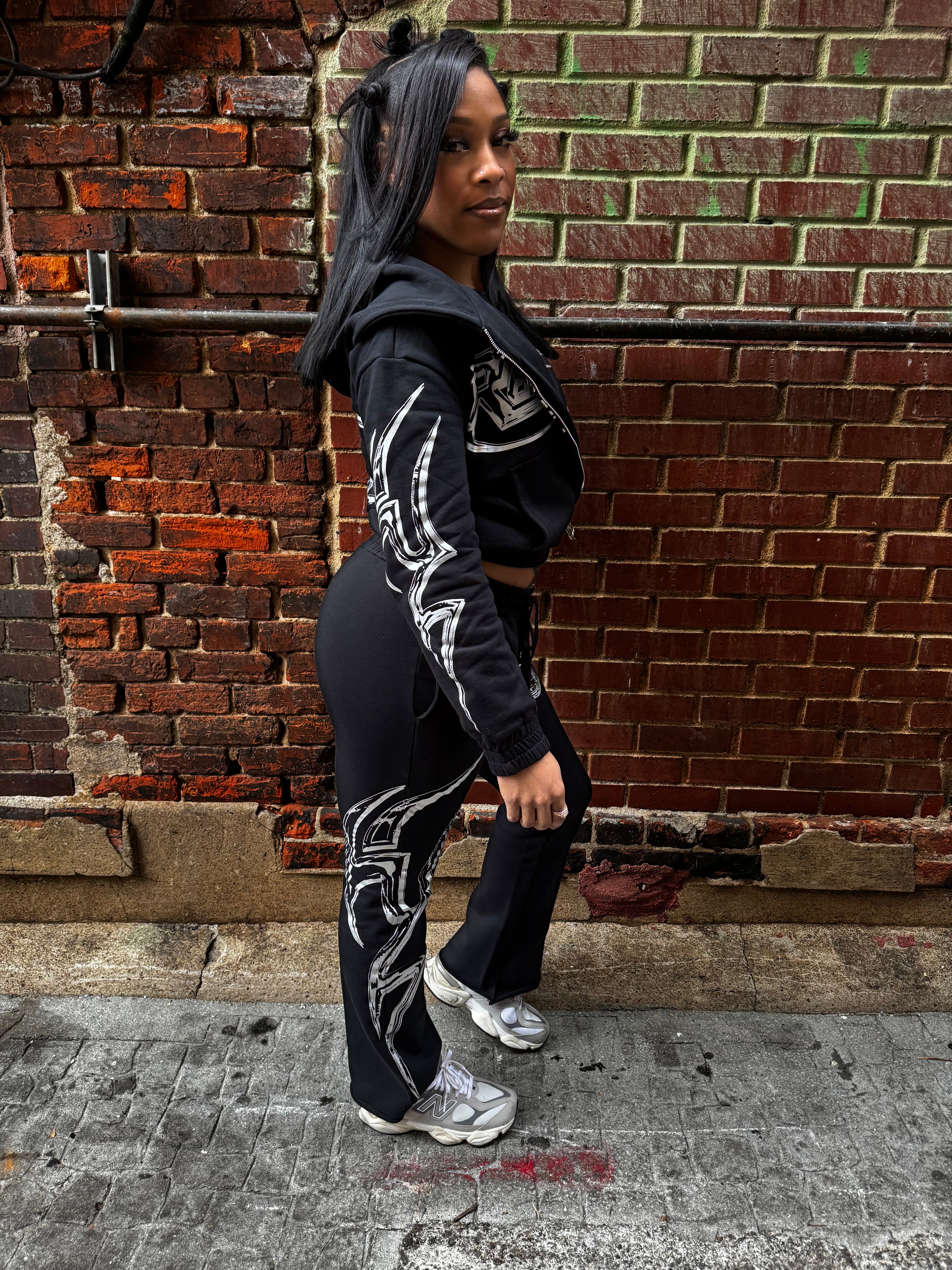 Women's Grim Reaper slight Crop Zip Up – Rare Inc.